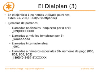 Curso de Asterisk (e-Verano 2007)