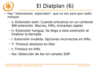 Curso de Asterisk (e-Verano 2007)