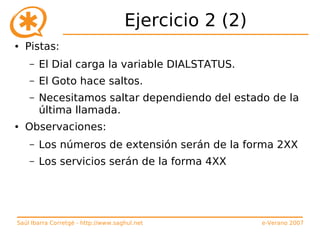 Curso de Asterisk (e-Verano 2007)