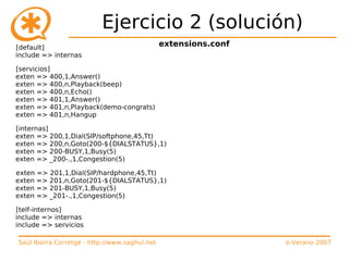 Curso de Asterisk (e-Verano 2007)