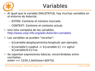 Curso de Asterisk (e-Verano 2007)