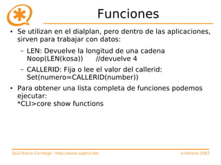 Curso de Asterisk (e-Verano 2007)