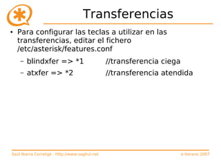 Curso de Asterisk (e-Verano 2007)
