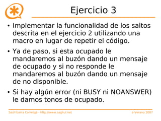 Curso de Asterisk (e-Verano 2007)
