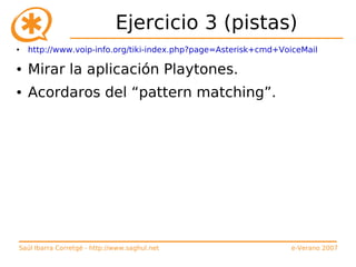 Curso de Asterisk (e-Verano 2007)