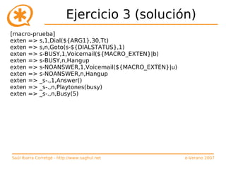 Curso de Asterisk (e-Verano 2007)
