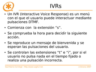 Curso de Asterisk (e-Verano 2007)
