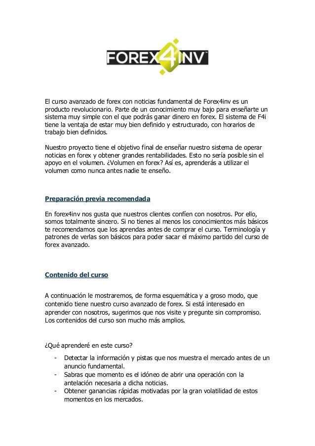 Curso De Forex Forex4inv - 