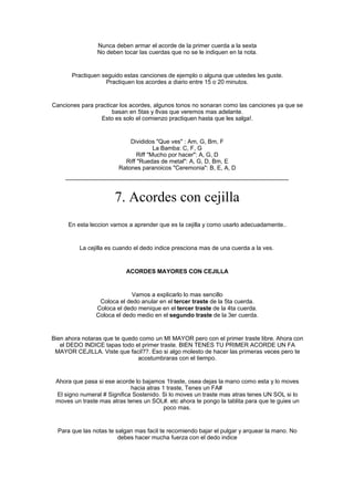 Como Se Leen Las Tablaturas De Guitarra Acustica - Guitarra Master