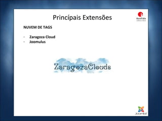 Princípais Extensões NUVEM DE TAGS Zaragoza Cloud Joomulus 