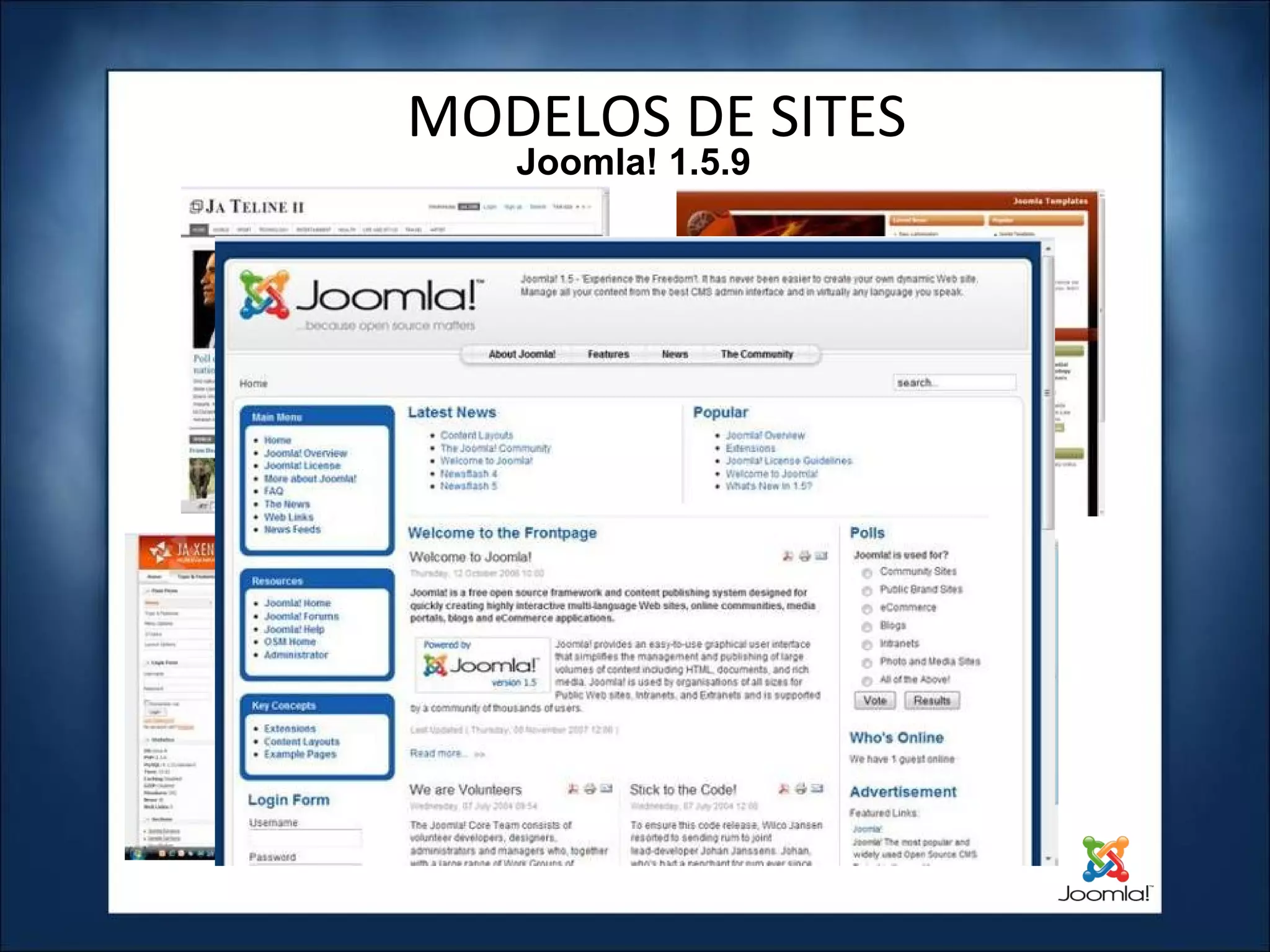 MODELOS DE SITES Joomla! 1.5.9 