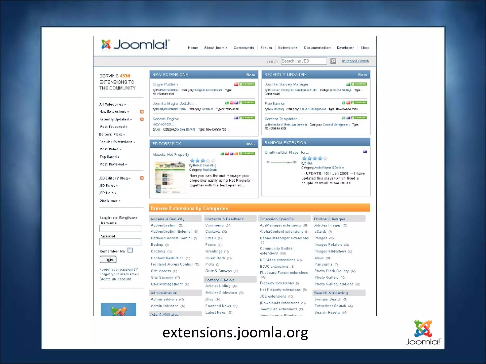 extensions.joomla.org 
