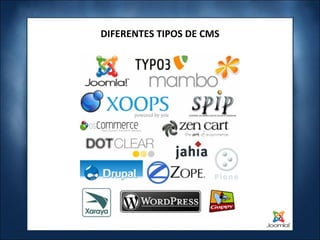 DIFERENTES TIPOS DE CMS 