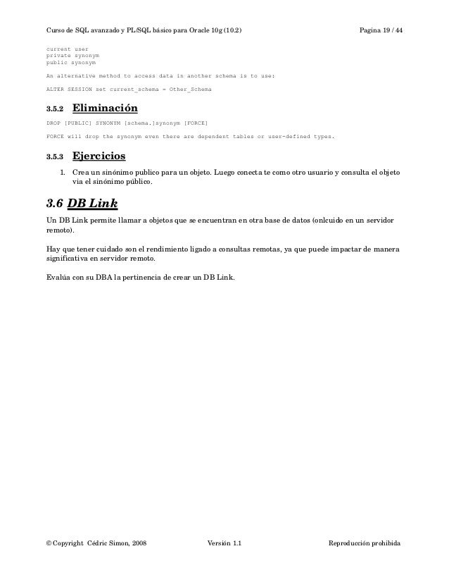 Curso pl sql