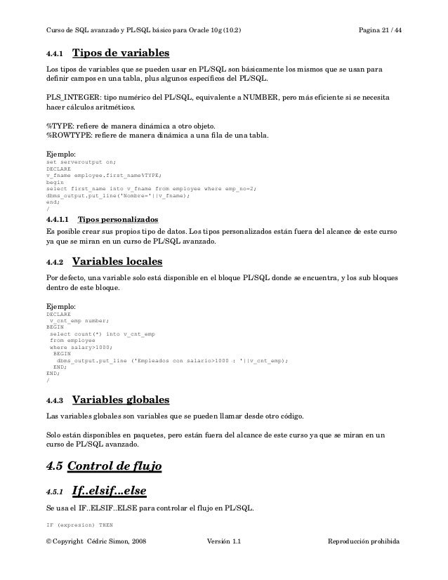 Curso pl sql