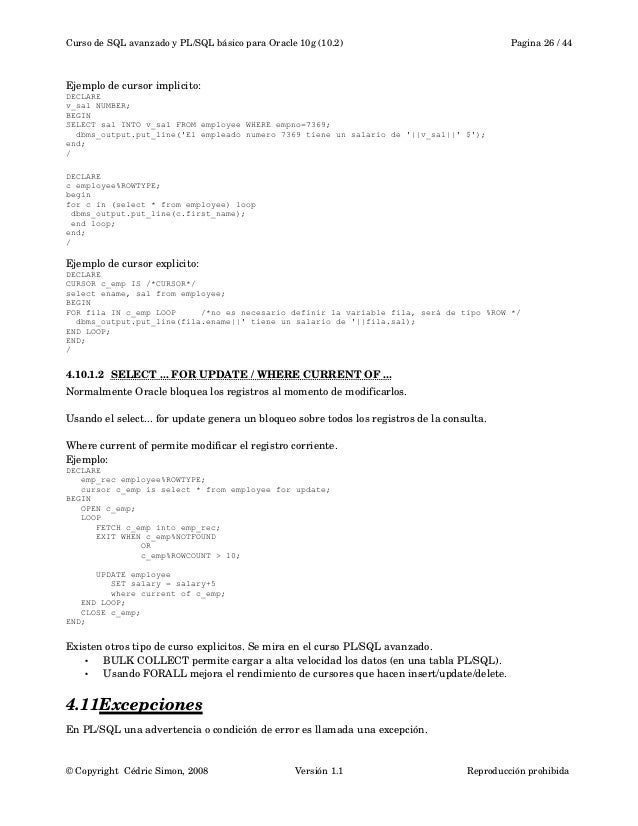 Curso pl sql