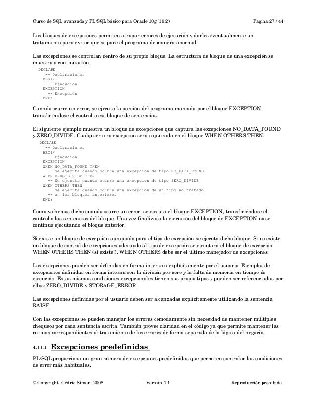 Curso pl sql