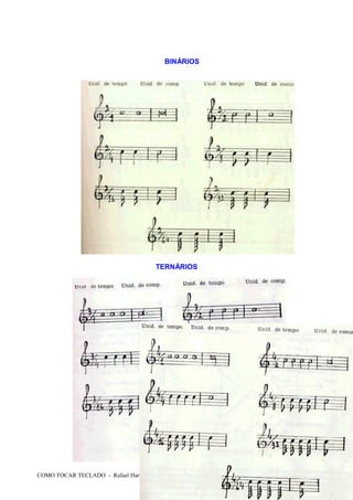 BINÁRIOS
TERNÁRIOS
COMO TOCAR TECLADO - Rafael Harduim 36
 