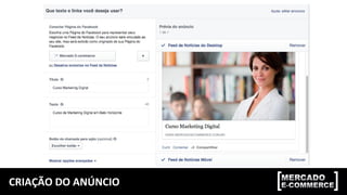 CRIAÇÃO DO ANÚNCIO
 