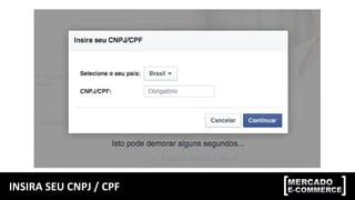 INSIRA SEU CNPJ / CPF
 