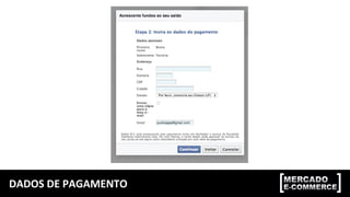 DADOS DE PAGAMENTO
 
