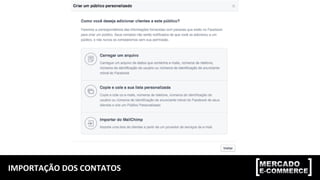 IMPORTAÇÃO DOS CONTATOS
 