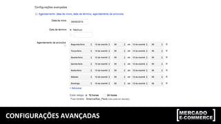 CONFIGURAÇÕES AVANÇADAS
 