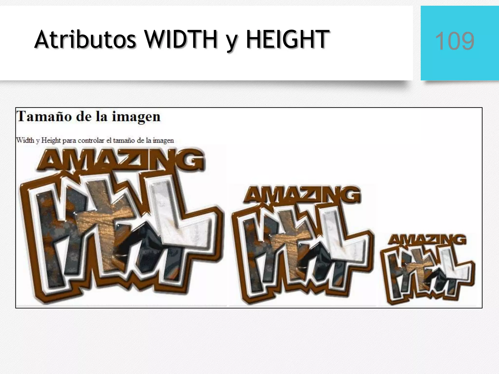 Atributos WIDTH y HEIGHT

109

 