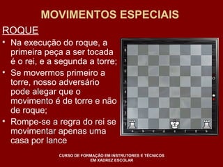Xadrez para iniciantes - Aula 4 // Movimentos especiais 