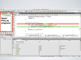 Stack/
Pilha do
programa