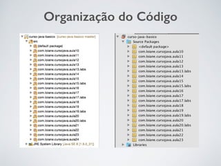 Organização do Código