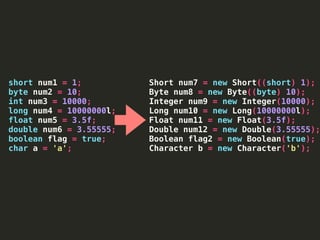 [Curso Java Basico] Aula 57: Wrappers: classes de tipos primitivos | PPT