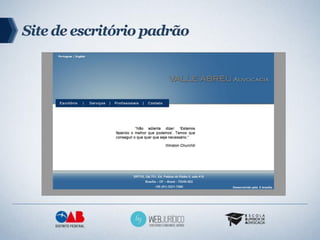 Site de escritório padrão
 