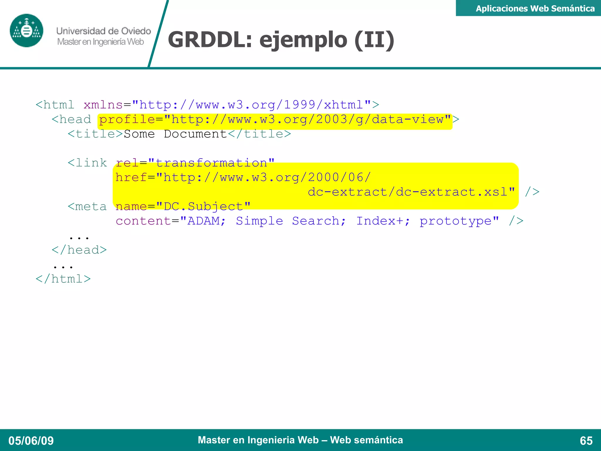 Importante: enlazar el fichero FOAF con <rdfs:seeAlso> 