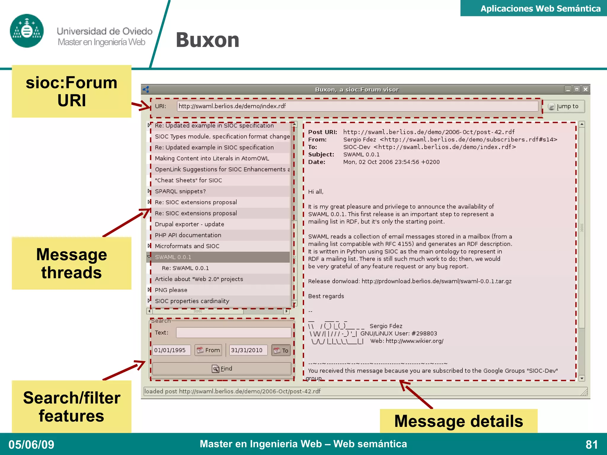 Modificaciones en contenidos 