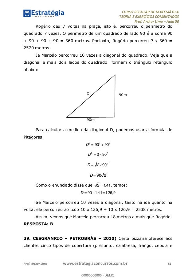Curso de matematica para concursos