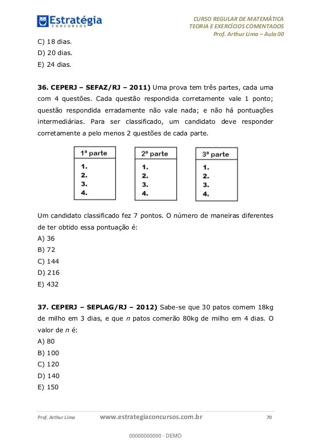 Curso superior de matematica