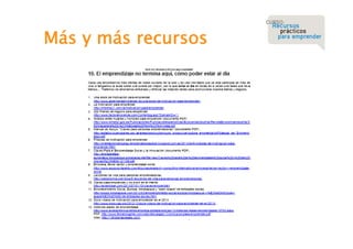 Más y más recursos

 