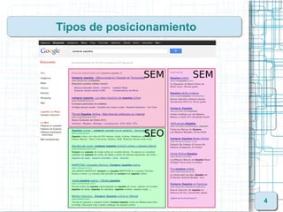 Tipos de posicionamiento




                           4
 