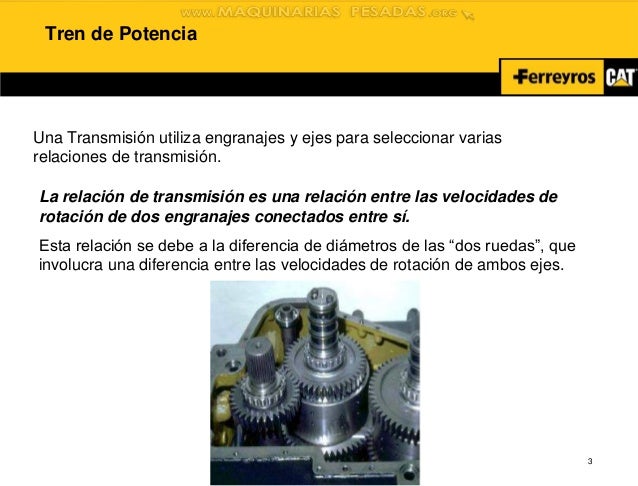 Tipos de transmisiones para maquinaria pesada
