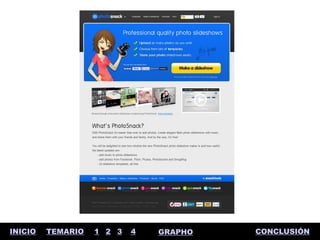 INICIO   TEMARIO   1 2 3   4   GRAPHO   CONCLUSIÓN
 