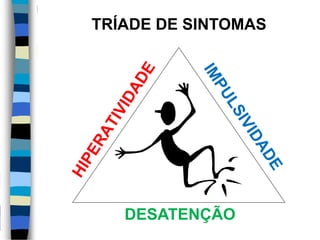 DESATENÇÃO
TRÍADE DE SINTOMAS
 