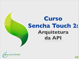 Curso	

Sencha Touch 2:	

Arquitetura 	

da API

#5

 