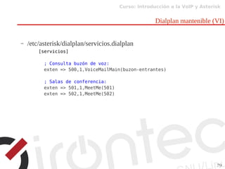 Curso de VoIP Parte 03 Dialplan PPT