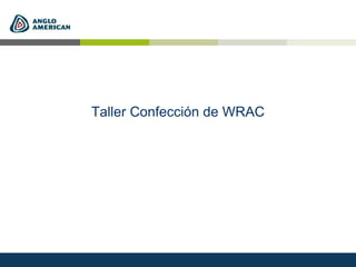 Taller Confección de WRAC
S.Y.O.
 