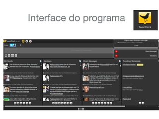 Interface do programa
 