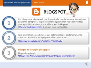 Ferramentas de Publicação de Conteúdos