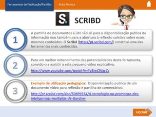 Ferramentas de Publicação de Conteúdos