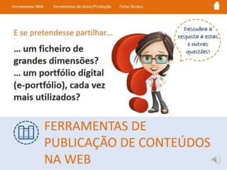 Ferramentas de Publicação de Conteúdos