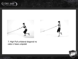 7. High Pull unilateral diagonal no
cabo c/ base unipodal
 